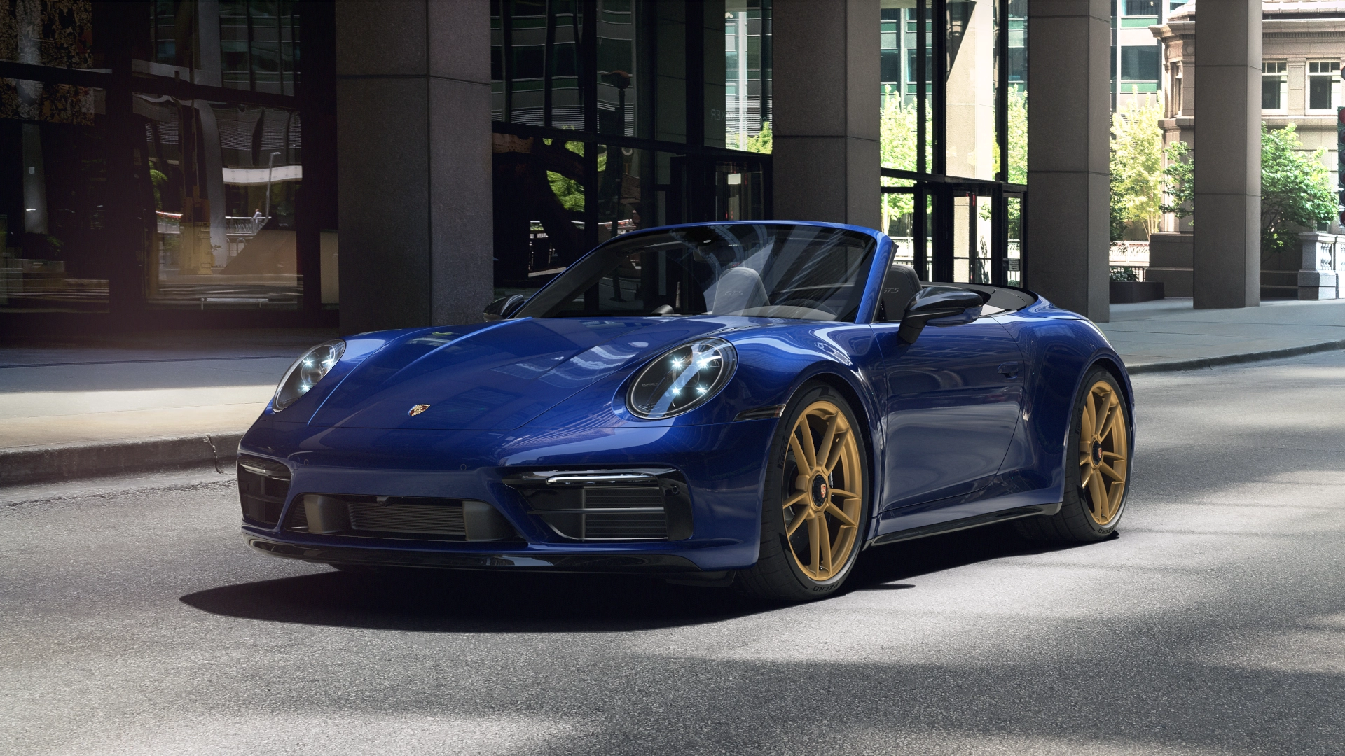 911 Carrera 4 GTS Cabriolet front view