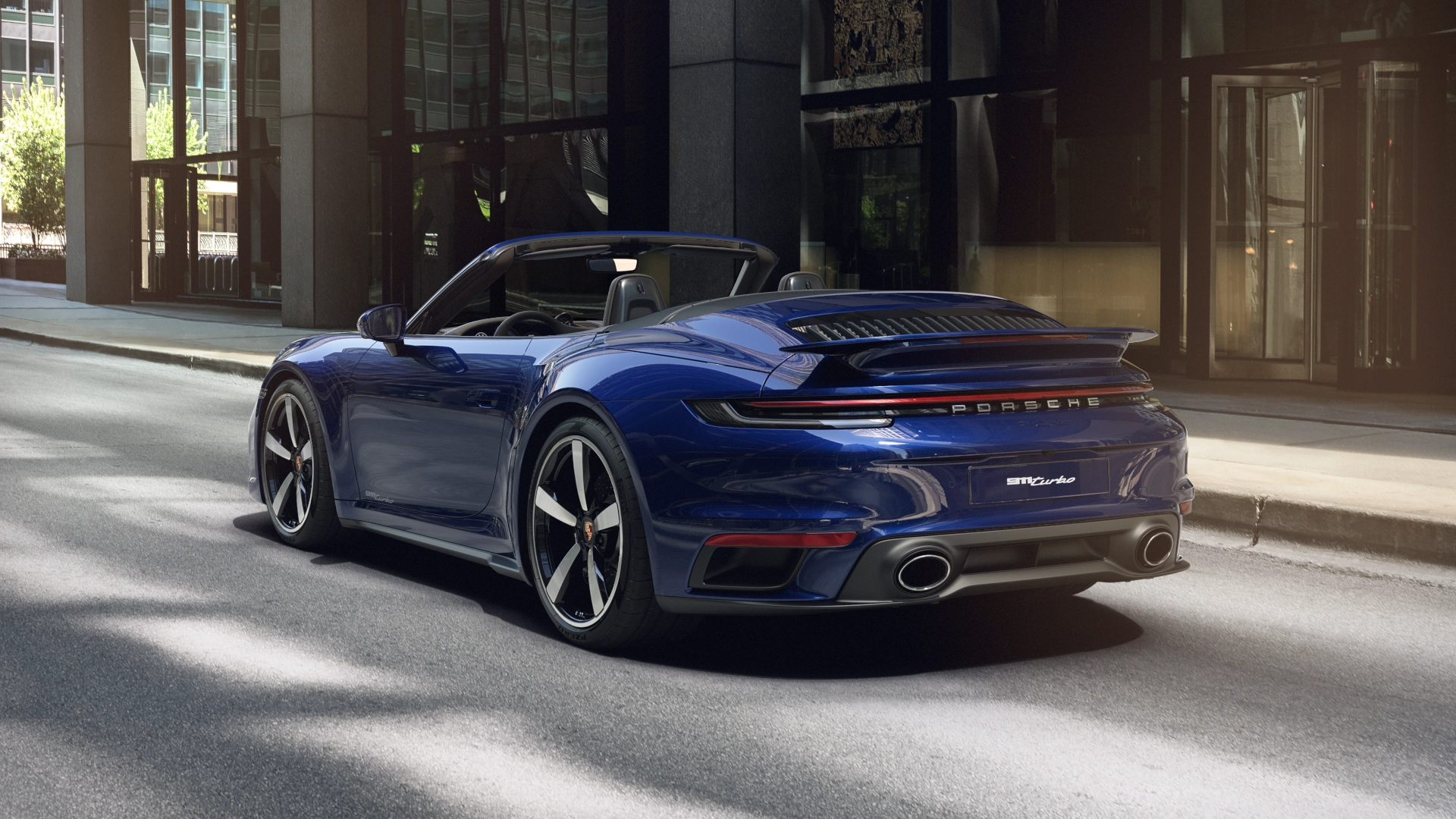 911 Turbo Cabriolet back view