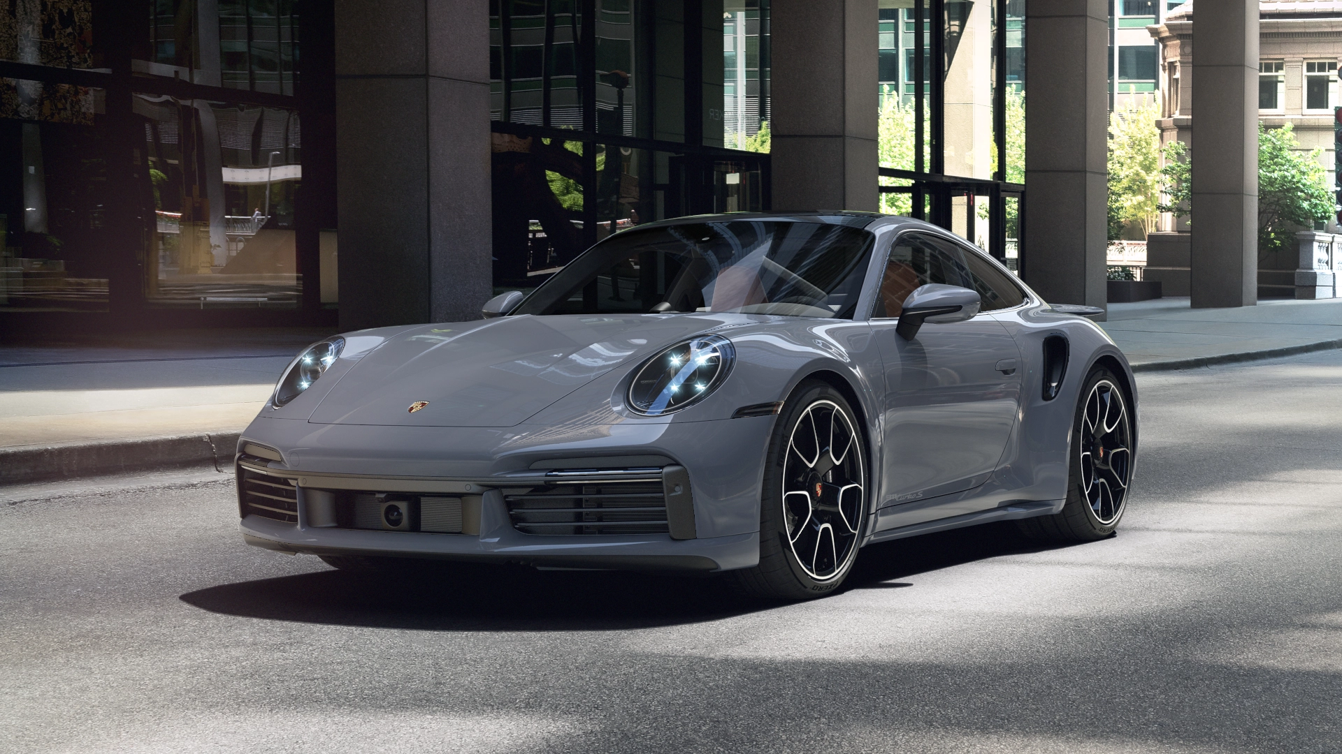 911 Turbo S front view