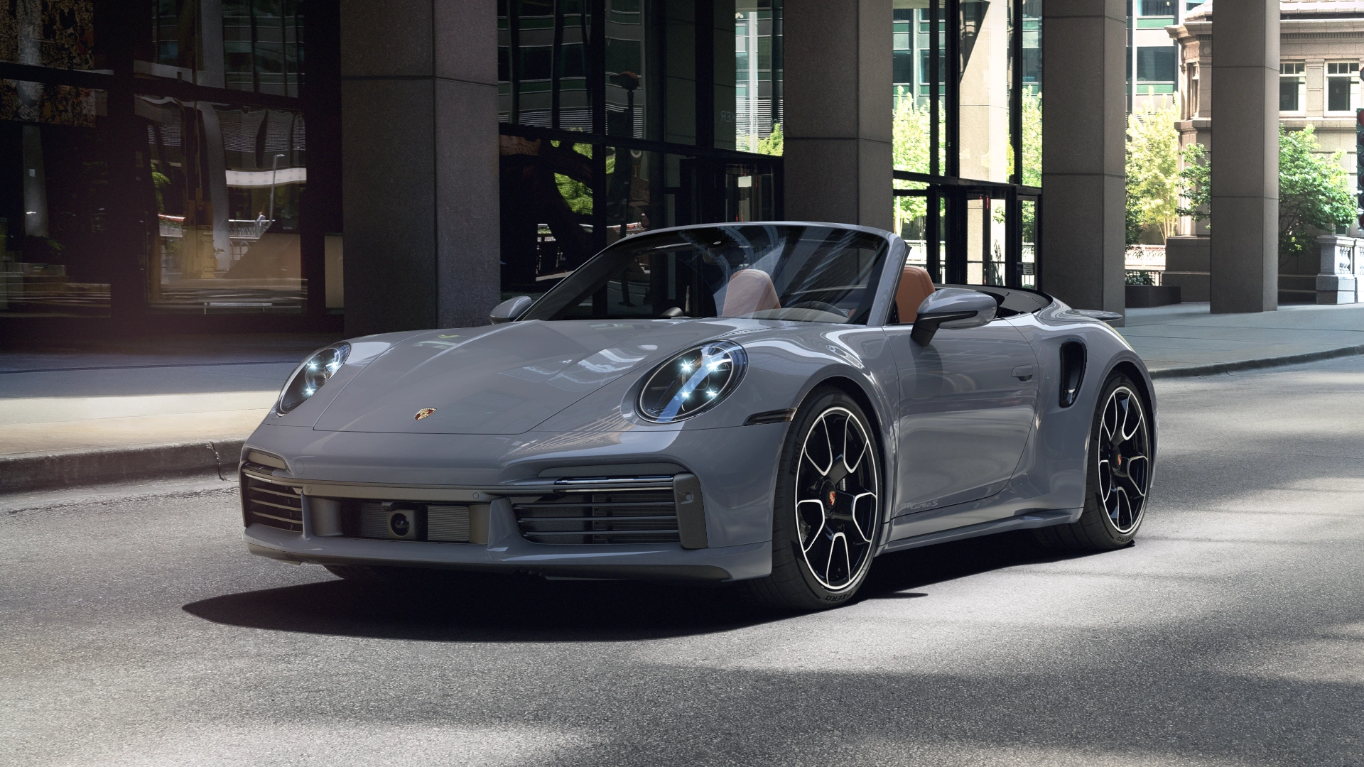 911 Turbo S Cabriolet front view