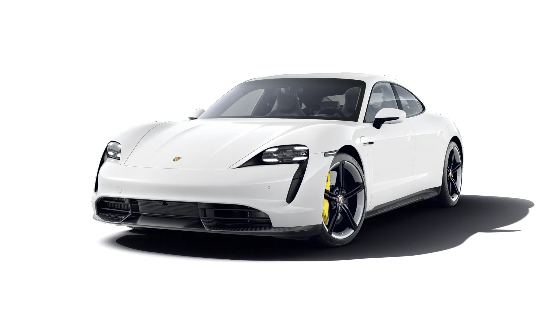 Exterior view of Taycan Turbo S