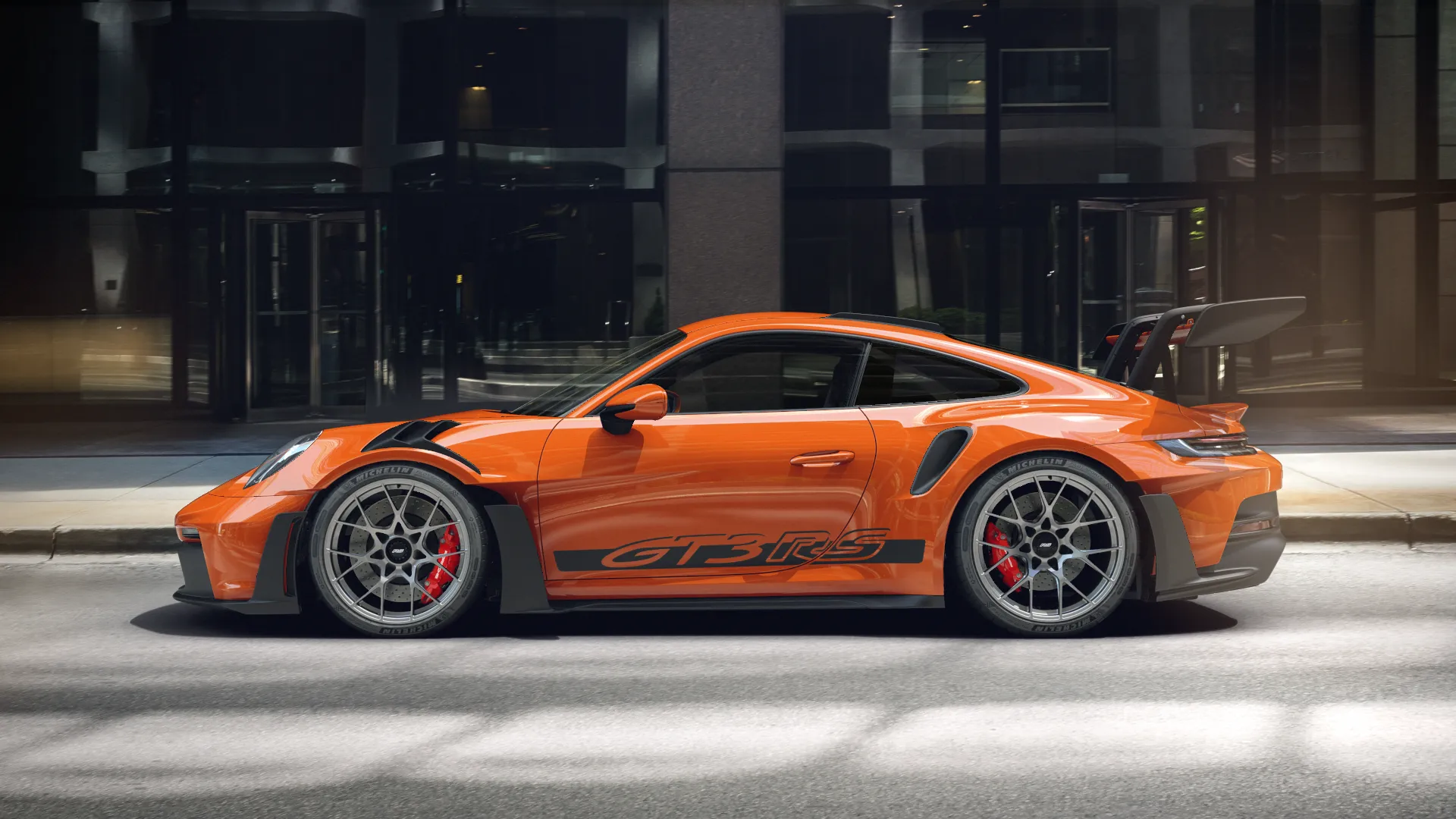 Exterior view of 911 GT3 RS
