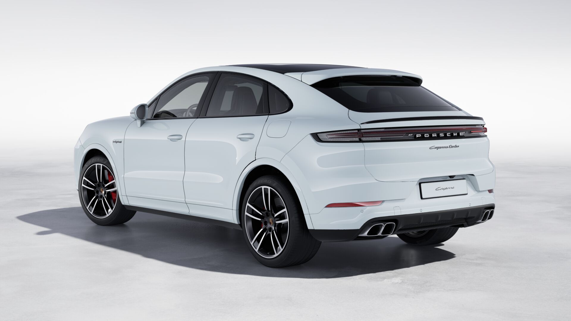 Exterior view of Cayenne Turbo E-Hybrid Coupe