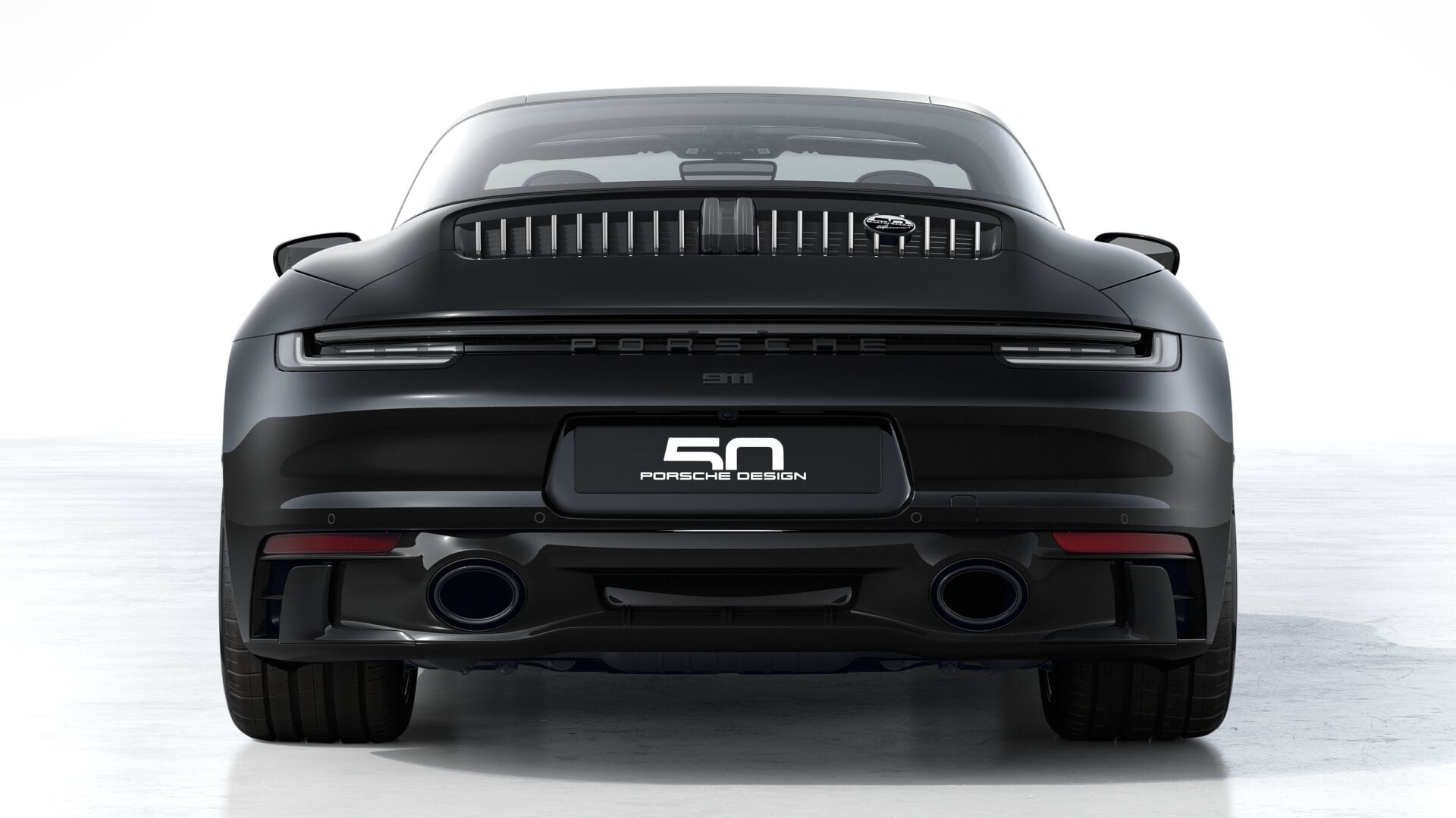 Exterior view of 911 Edition 50 Years Porsche Design