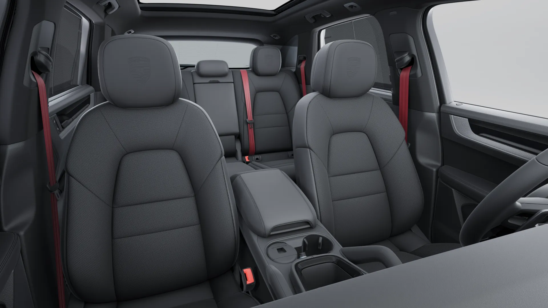Interior view of The New Cayenne S