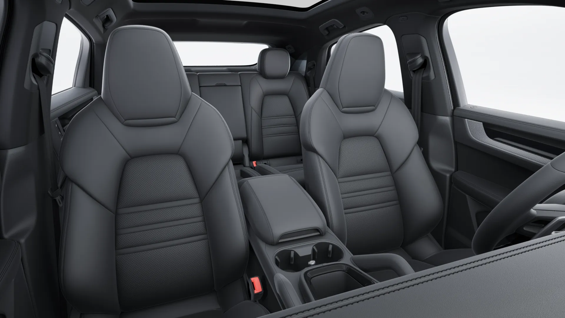 Interior view of Cayenne S Coupé