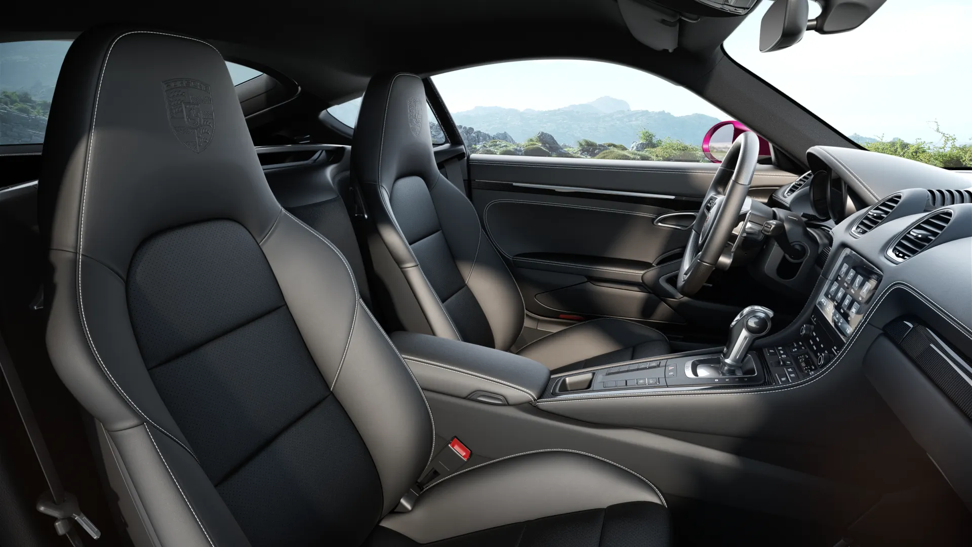 Interior view of 718 Cayman Style Edition