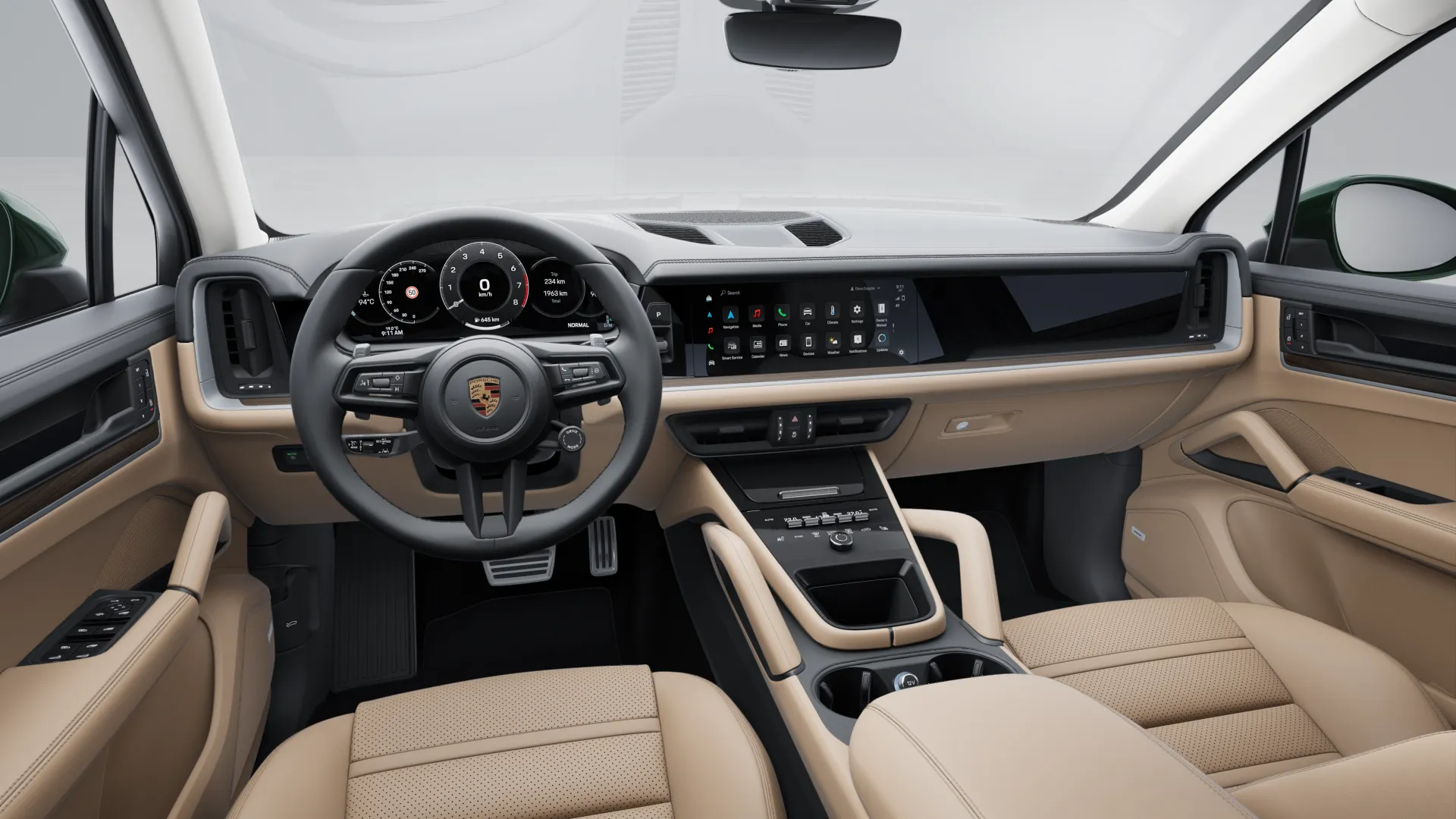 Interior view of Cayenne S