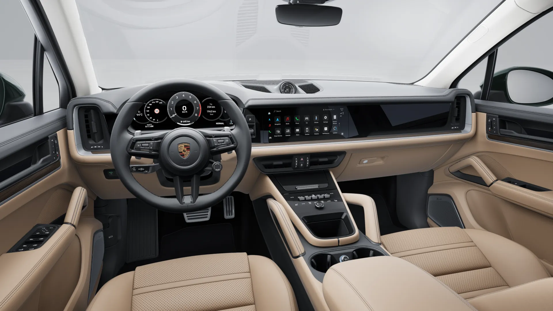 Interior view of Cayenne S