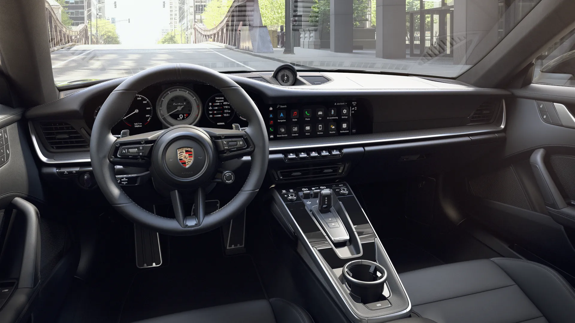 Внутрішній вигляд інтер'єру 911 Turbo S