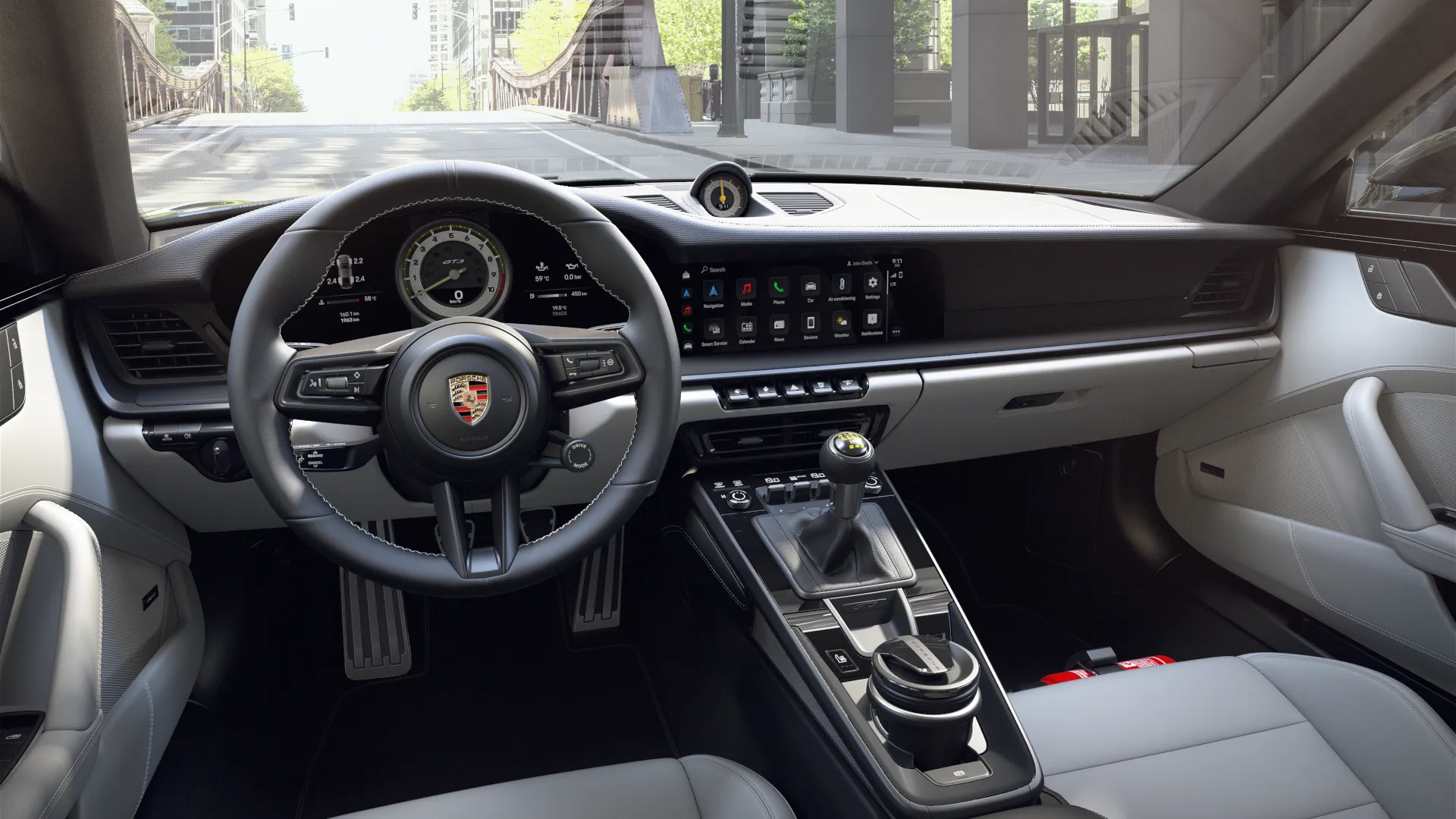 Внутрішній вигляд інтер'єру 911 GT3 with Touring Package