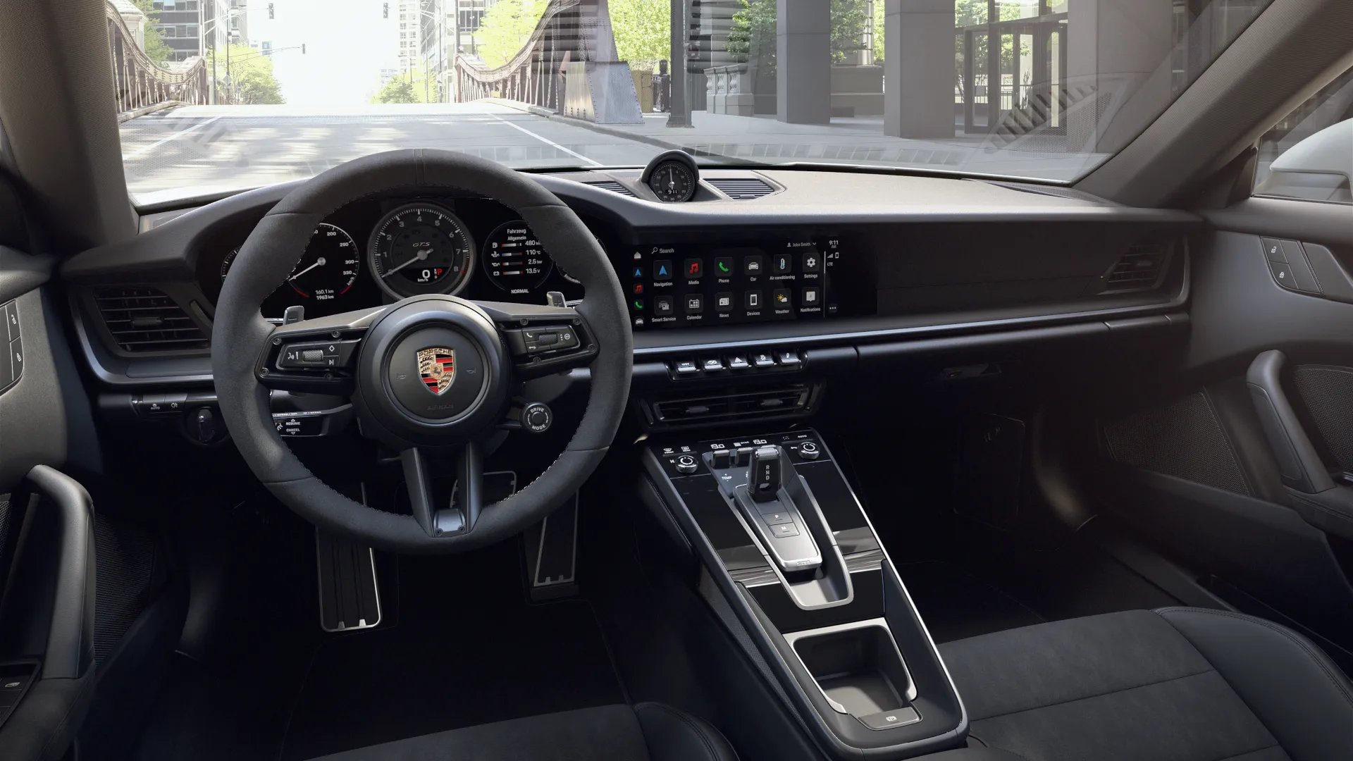 Внутрішній вигляд інтер'єру 911 Carrera 4 GTS Coupé