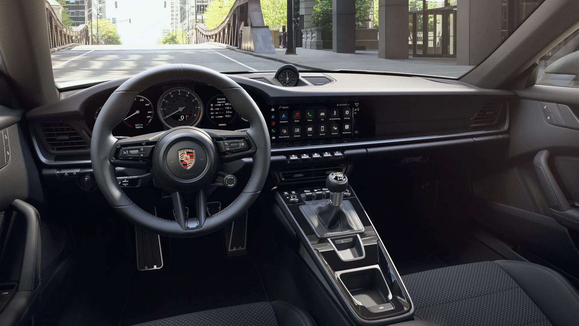 Внутрішній вигляд інтер'єру 911 Carrera T Coupe