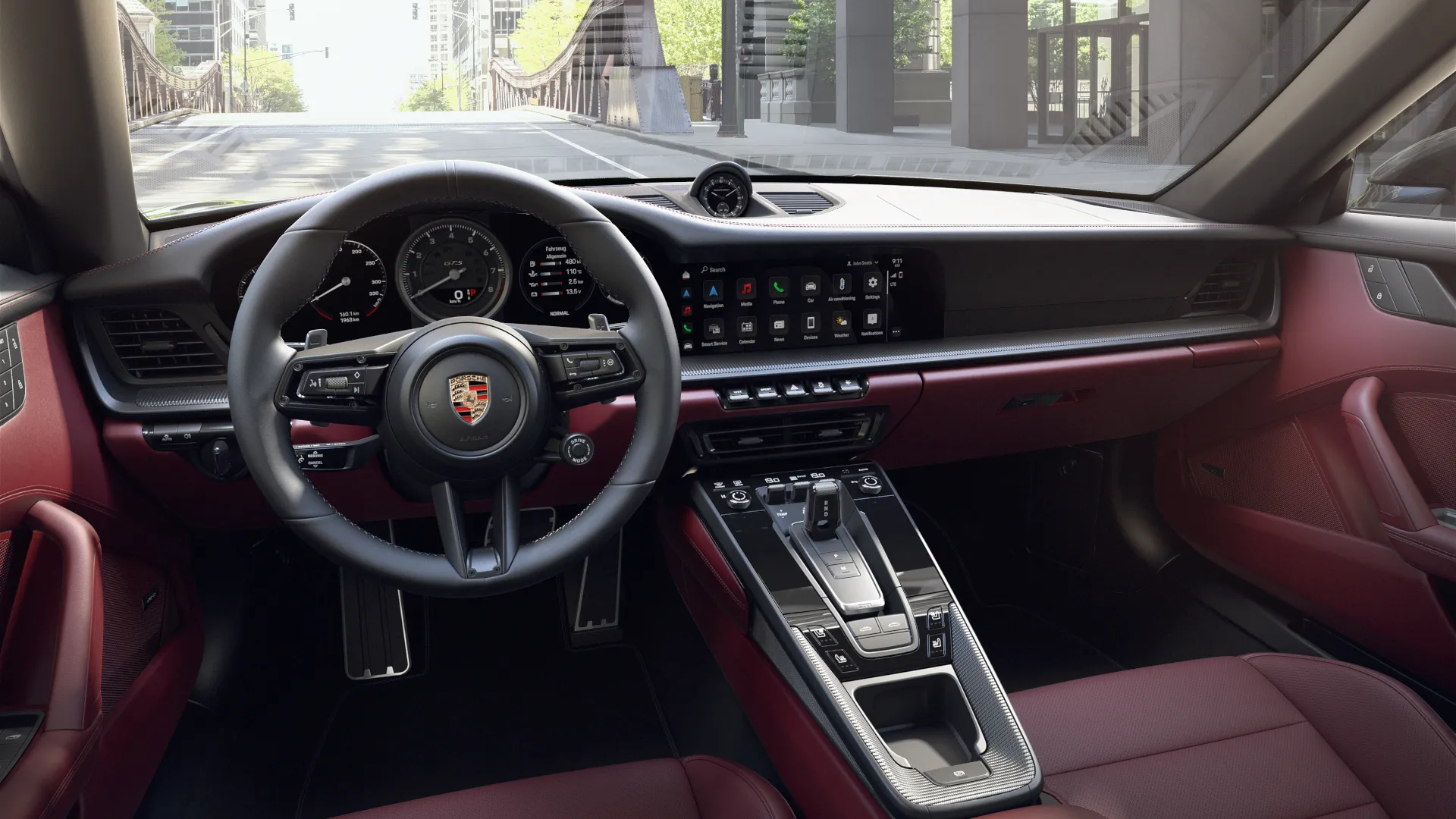 Внутрішній вигляд інтер'єру 911 Targa 4 GTS