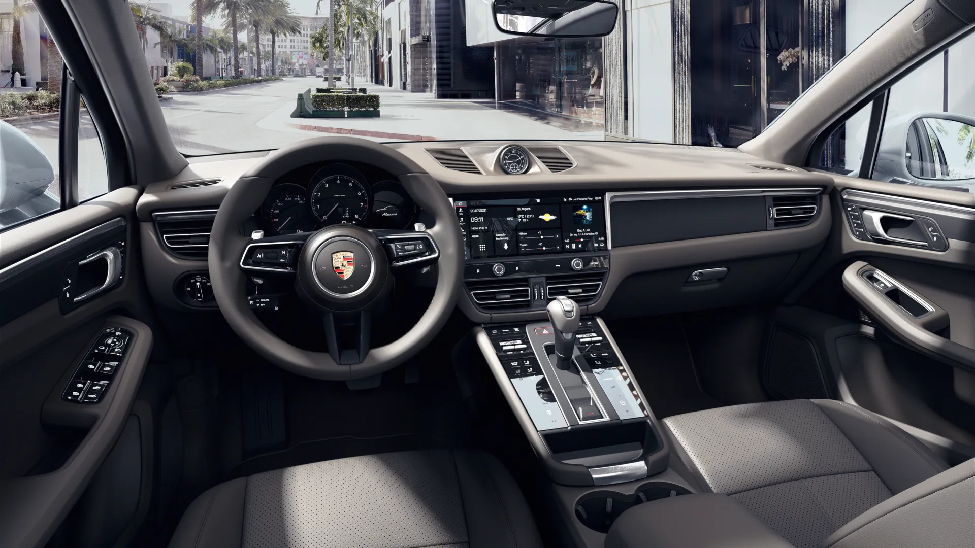 Interior view of Macan