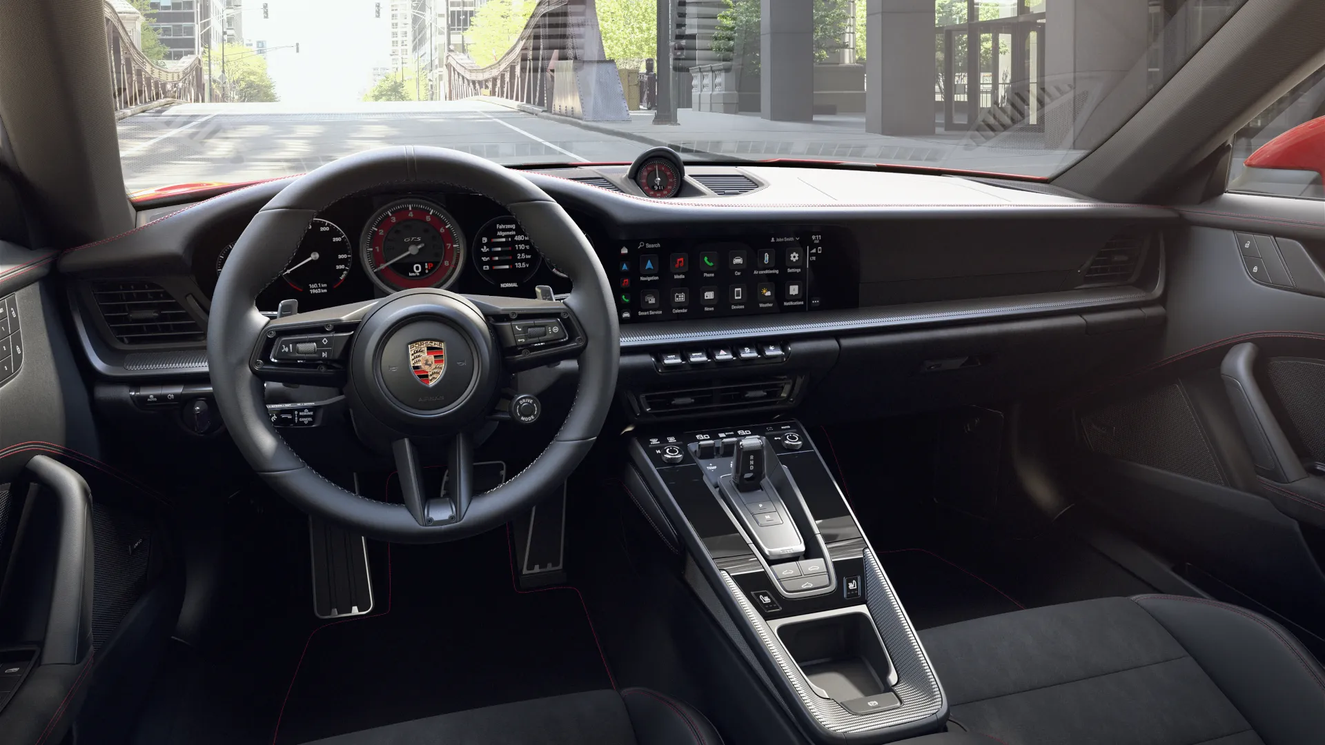 911 Carrera GTS – widok wewnątrz
