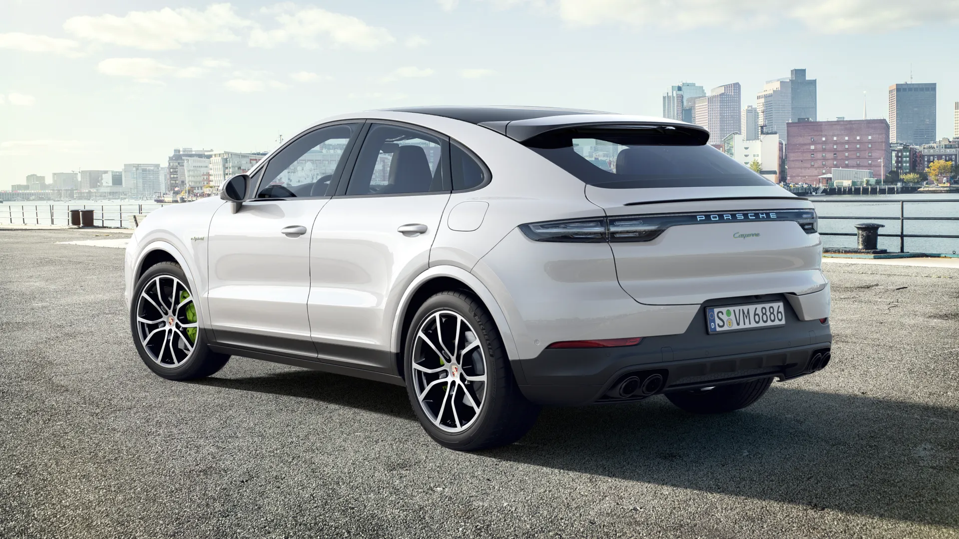 Exterior view of Cayenne E-Hybrid Coupe