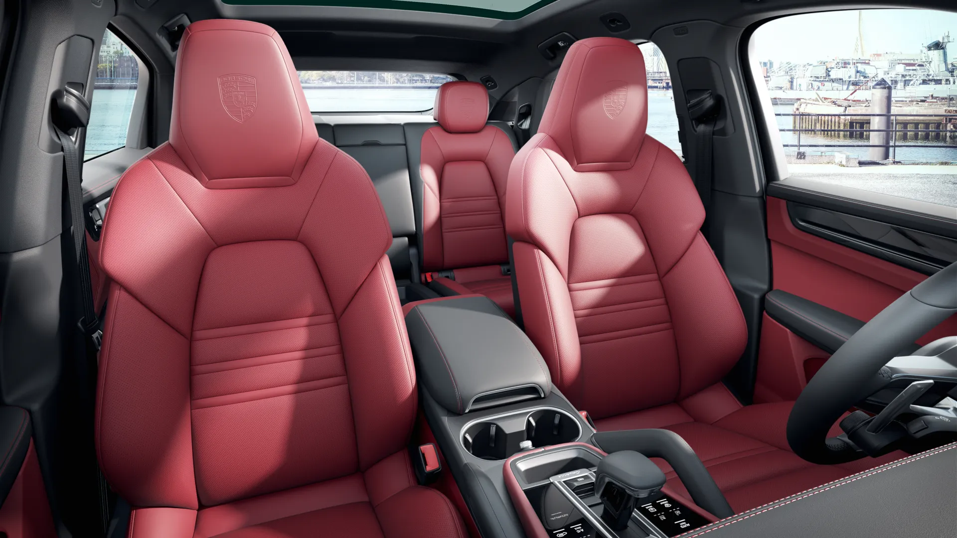Interior view of Cayenne S Coupe