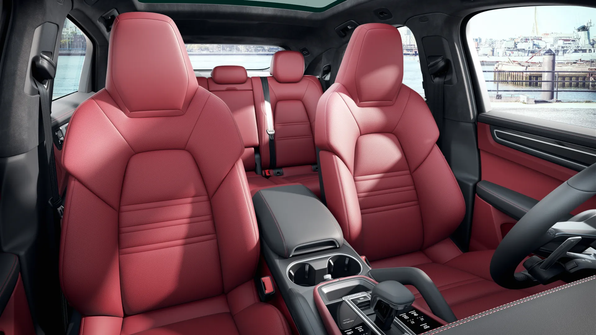 Interior view of Cayenne GTS Coupe