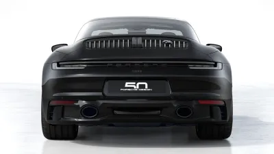 Vista dell'esterno di 911 Targa 4 GTS 50Y Porsche Design E.