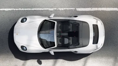 Vista dell'esterno di 911 Turbo Cabriolet