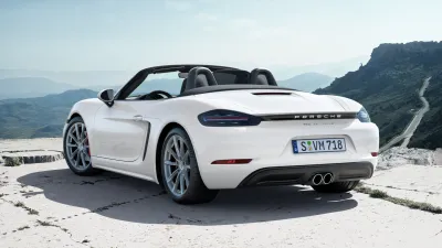 Exterior view of 718 Boxster S