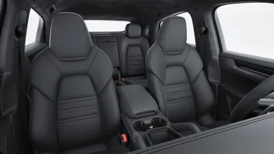 Interior view of Cayenne Turbo E-Hybrid Coupé with GT Package
