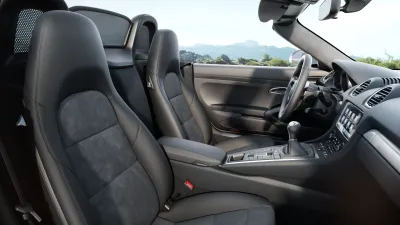 Interior view of 718 Boxster