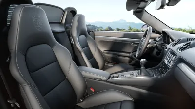 Interior view of 718 Boxster Style Edition