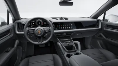 Interior view of Cayenne Coupé