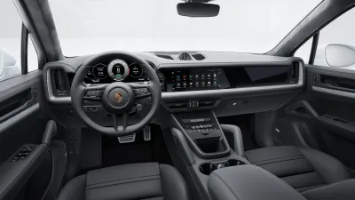 Interior view of Cayenne Turbo E-Hybrid