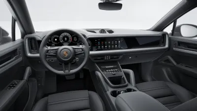 Interior view of The New Cayenne Coupe