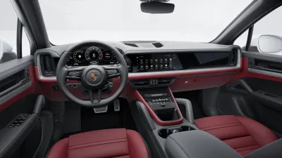 Interior view of The New Cayenne S