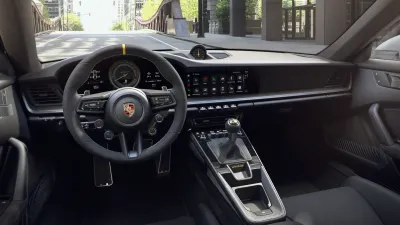 Vista dell'interno di 911 GT3 RS