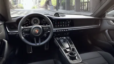 Interior view of 911 Turbo