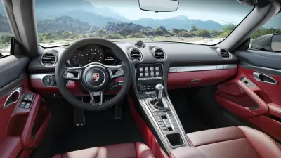 Interior view of 718 Boxster GTS 4.0