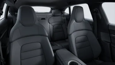 Interior view of Taycan Sport Turismo
