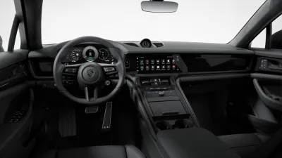 Interior view of Panamera Turbo E-Hybrid