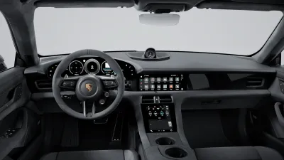 Interior view of Taycan Turbo GT