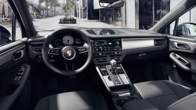 Interior view of Macan S