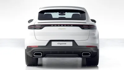 Buitenaanzicht van Cayenne Coupé E-Hybrid