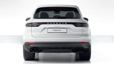 Exterior view of Cayenne Platinum Edition